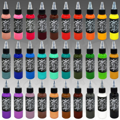30 color set Travel Set-Tattoo Ink-Industry Ink-FYT Tattoo Supplies New York