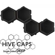 Natural Queen Hive Caps®️-Station Prep. & Barrier-Hive Caps™️-Black-FYT Tattoo Supplies New York