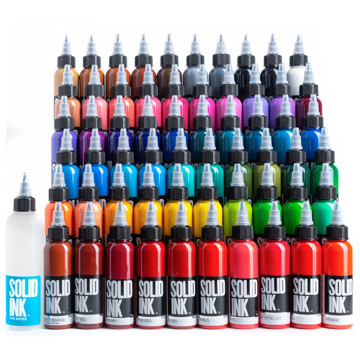 Solid ink Color Set-Tattoo Ink-Solid Ink-60 color-FYT Tattoo Supplies New York